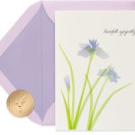 Papyrus Sympathy Card (Wishing You Comfort and Peace)